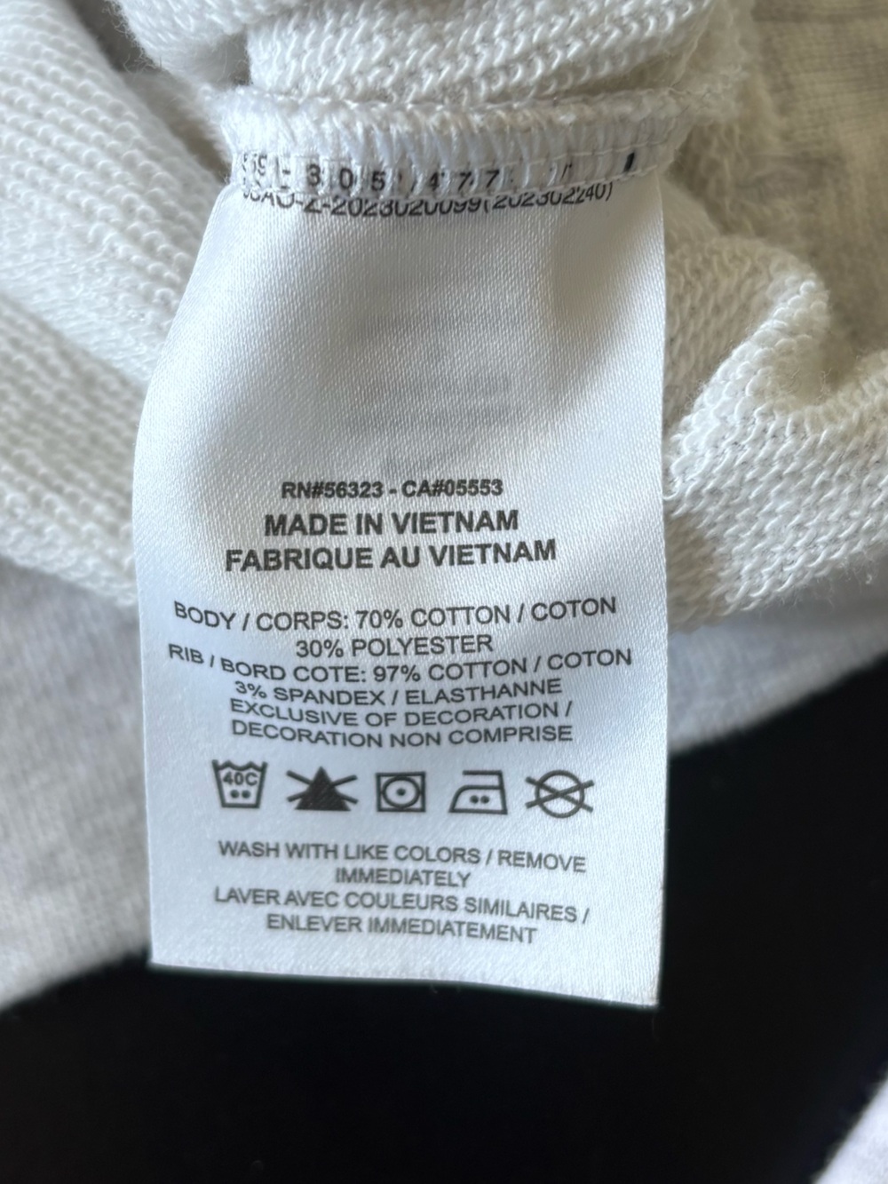 Nike Cropped Crewneck Sweatshirt in Light Grey - Picture 5 of 9